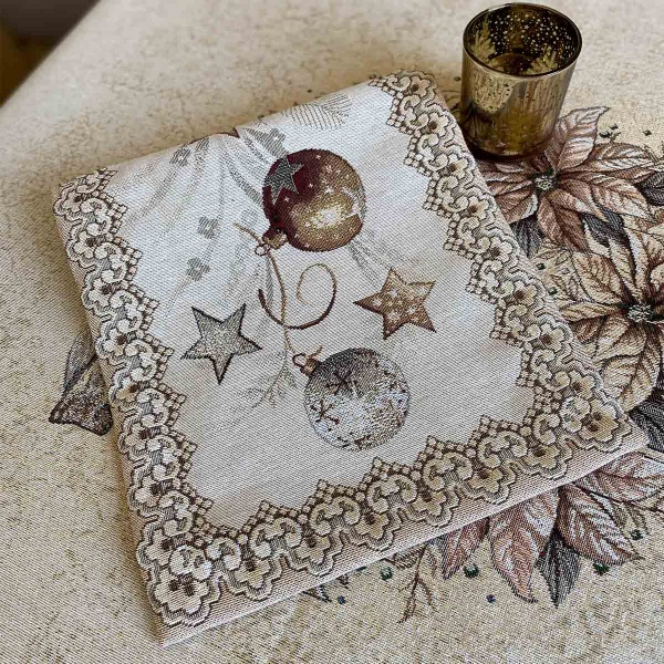 Салфетка Прованс Золотые праздники 30x50 см 