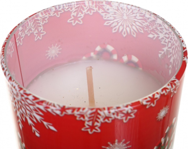 Свеча в стакане Admit ароматическая Candy Canes 1339 