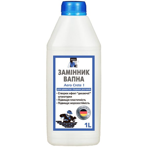 Пластифікатор для розчинів та замінник вапна МТС 1 л