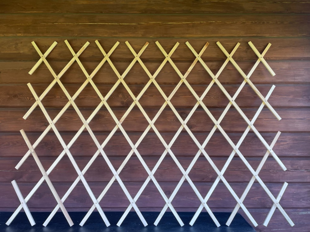 Декоративна огорожа для клумб Шпалера розсувна