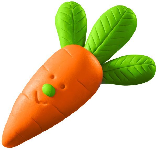 Набор пластики Fimo Веселая морковка 2 цвета 42 г 