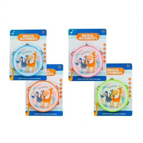 Бубен 6806E 4 цвета в ассортименте