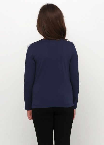 Кофта для девочек Vidoli G-19599W р.140 синий 