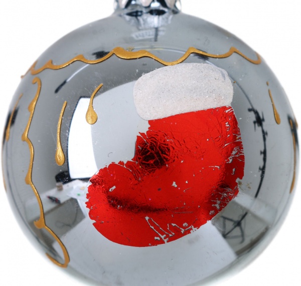 Шар новогодний мульти d 60 мм в ассортименте