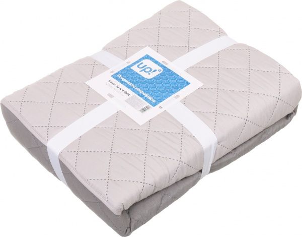 Покрывало 145x215 см Білтекс бежевый с серым 