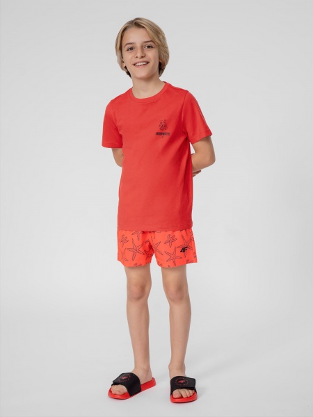 Шорти 4F 4FJSS22UBDSM011-62N р. 134/140 червоний