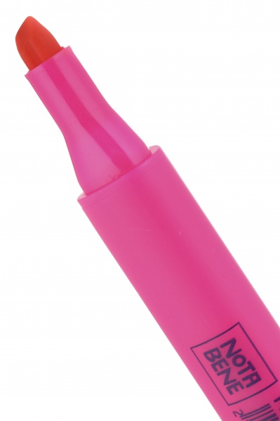 Маркер текстовий Nota Bene трикутний 2-3 мм рожевий 