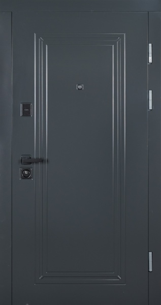 Дверь входная Abwehr стальные MG3 (518+517) 096L (7016+Б) серый 2050x960 мм левая