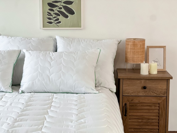 Одеяло Floral Aloe Vera 200x220 см ARCLOUD белый