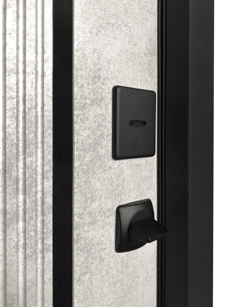 Двері вхідні Міністерство дверей Престиж-3К-550-М (Бетон А./О.С.) бетон антрацит / оксид 2050x960 мм ліві