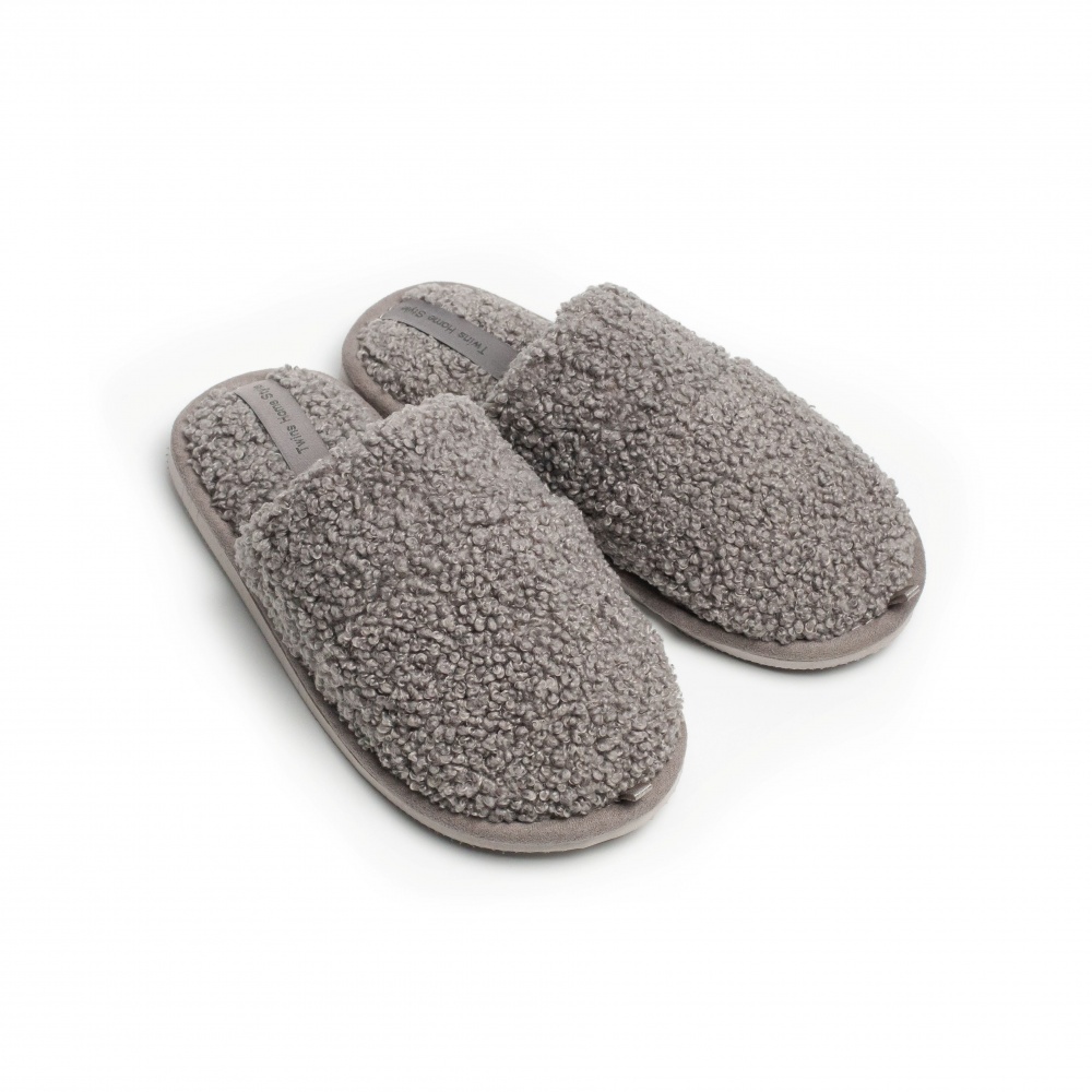 Тапочки детские Twins TEDDI р.34-35 серый 10414