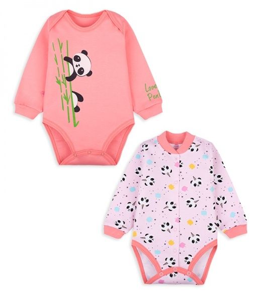 Боді Габбі р.74 рожевий із малюнком BD-20-1-2 