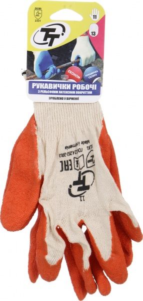 Перчатки ТавТекс Стекольщик Економ с покрытием латекс 2XL (11)