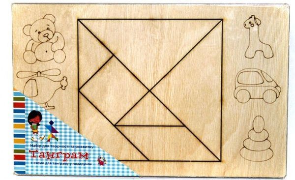 Набор для творчества Танграм на планшете малый 