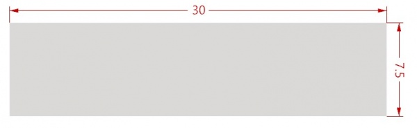 Плитка TAU Ceramica Palmaria White matt 7,5х30 . 