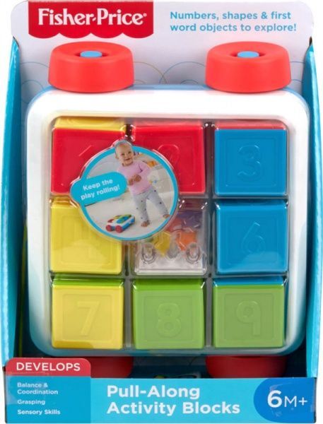 Іграшка-каталка Fisher Price Яскраві кубики GJW10