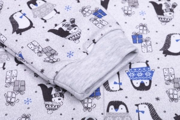 Боди детское для мальчика Baby Veres Penguins р.74 голубой 