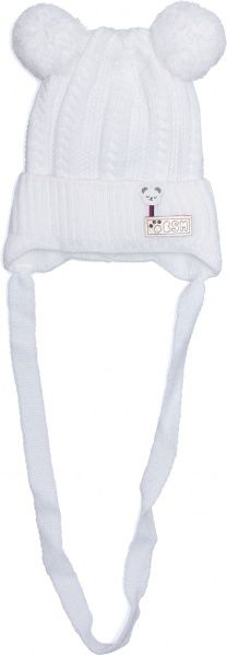 Шапочка дитяча для хлопчика Luna Kids р.36 білий 2223 