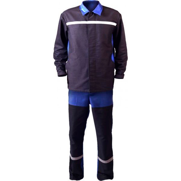 Костюм сварщика Trident Молескин р. XL рост 5-6 черно-синий