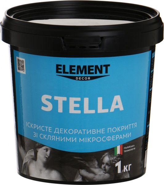 Декоративне покриття моделювальна Element Decor Stella 1 кг напівпрозорий