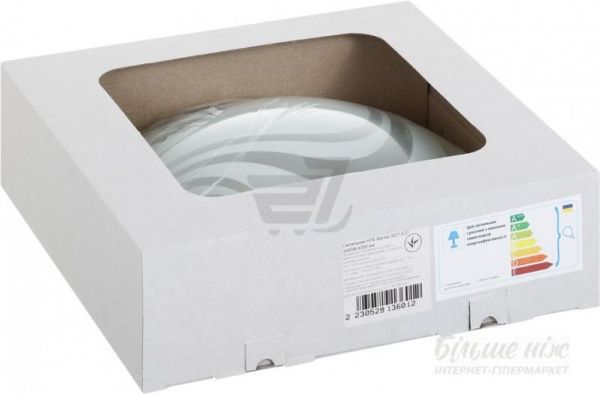 Светильник настенно-потолочный УТ Сяйво НПБ Волна 1x60 Вт E27 белый 2521 