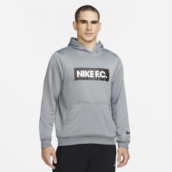 Джемпер Nike M NK DF FC LIBERO HOODIE DC9075-065 р. XL сірий
