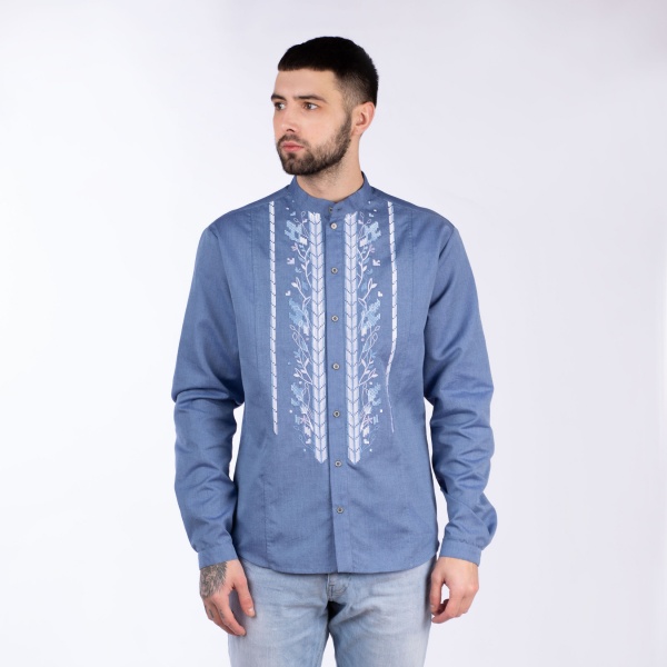 Вышиванка Эдельвика синий р. 64 356-22/00 