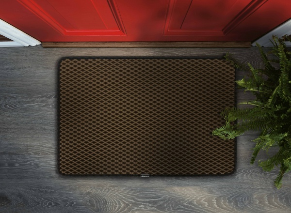 Коврик EVAtech Home ромб коричневый 40x60 см (KD43289KD1RZB)