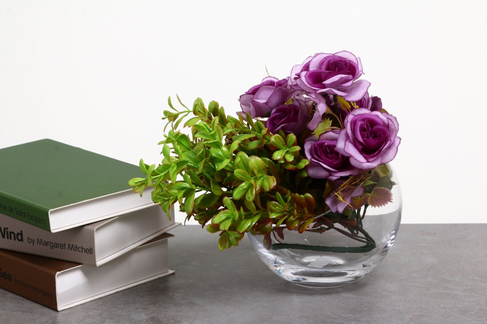 Ваза стеклянная Wrzesniak Glassworks 15-1447M 13 см прозрачная 15-1447M