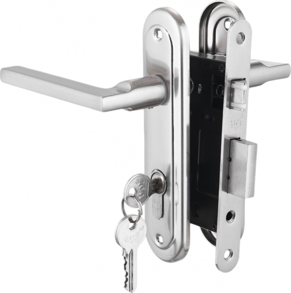 Комплект фурнитуры цилиндровый UP! (Underprice) First PZ SN 62 мм никель без петель