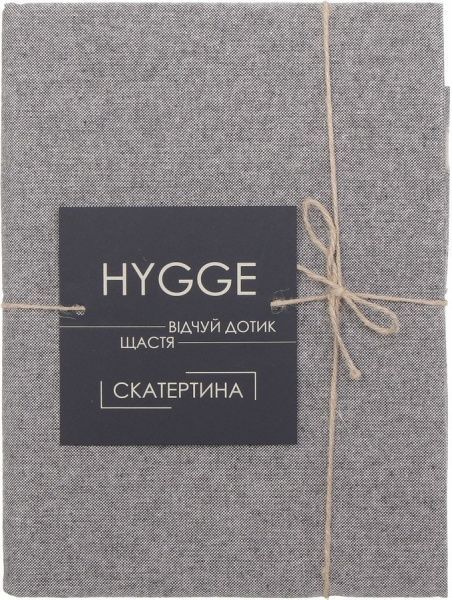 Скатерть Huge 109x109 см темно-серый Прованс 