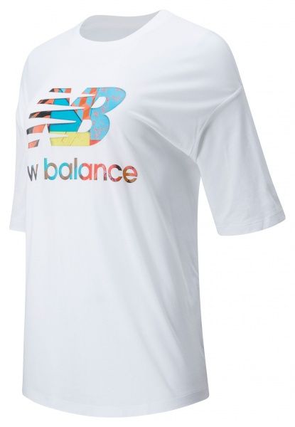 Футболка New Balance Футболка жін. SPORT STYLE REEDER GRAPHIC біла WT01545WT XS білий