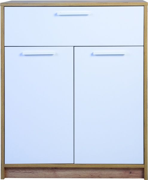 Комод Nowy Styl COTTA 1Ш2Д 710х883х354 дуб золотой/белый 