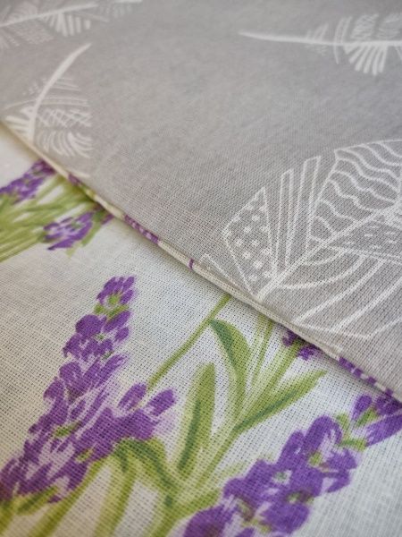 Комплект постільної білизни Лаванда 2,0 білий із малюнком UP! (Underprice) 