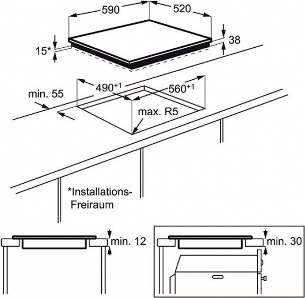 Варильна поверхня Electrolux CPE644RCC