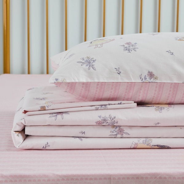 Комплект постельного белья Thumbelina 1,5 бело-розовый La Nuit 