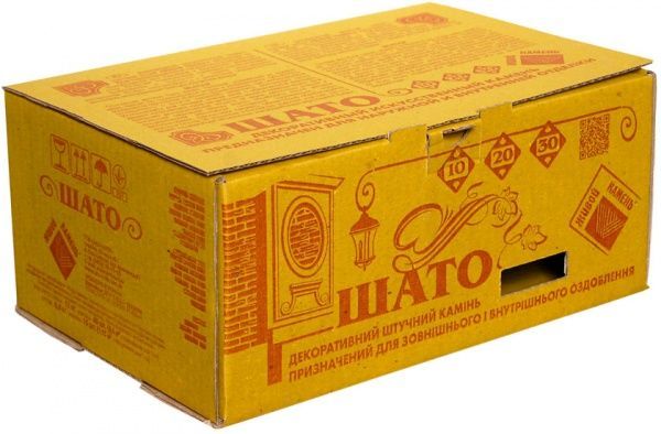 Плитка бетонна кутник Живий камінь Шато 30 1,15 пог.м