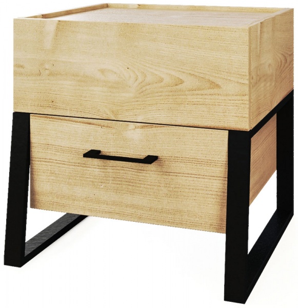 Тумба прикроватная Лофт дуб артизан 