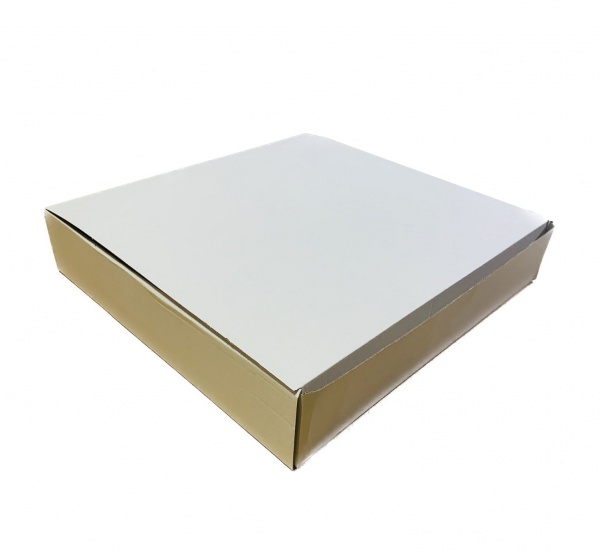 Гофроящик самозбірний Т22 білий 400x400x80 мм