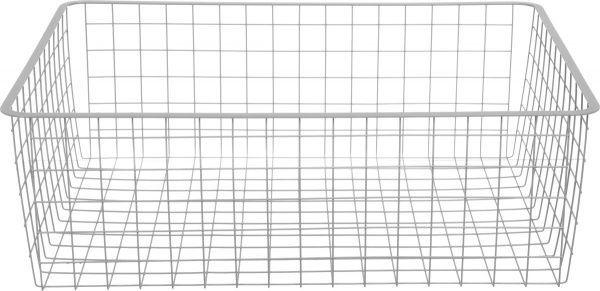 Кошик до гардеробної системи Larvij 555х410х185 мм сітчастий L9530GA сірий