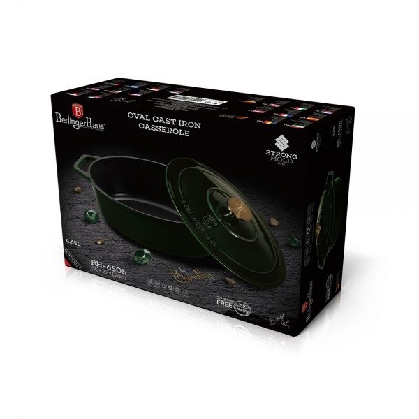 Кастрюля с крышкой Emerald Collection 4,65 л BH 6505 Berlinger