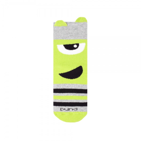 Шкарпетки унісекс Duna новорічні 4115 махра р.16–18 салатовий 