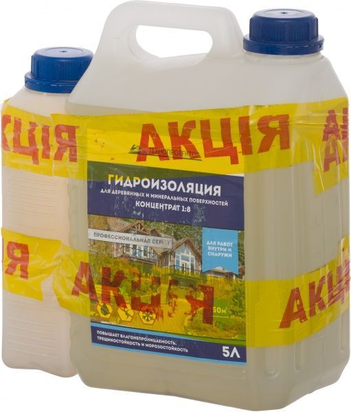 Комплект Технопротектор Гидроизоляция 5 л + 1 л