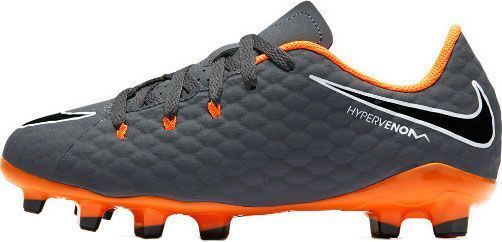 Бутси Nike Phantom III Academy FG AH7288-081 р. US 4,5Y сірий