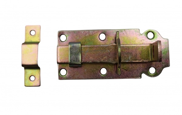 Засов накладная (WZP 100) Domax желтый