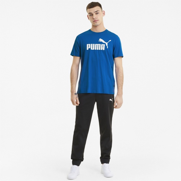 Футболка Puma ESS LOGO TEE PUMA ROYAL 58666658 р.S синій