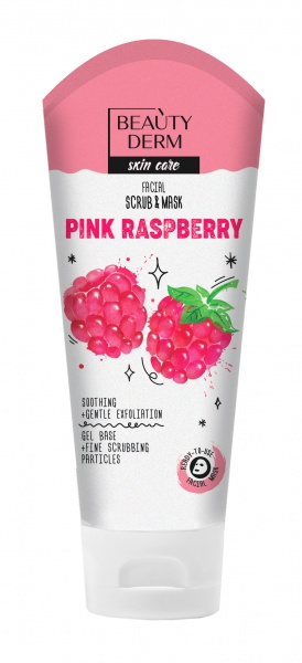 Маска для лица Beauty Derm Pink Raspberry 75 мл 80 г