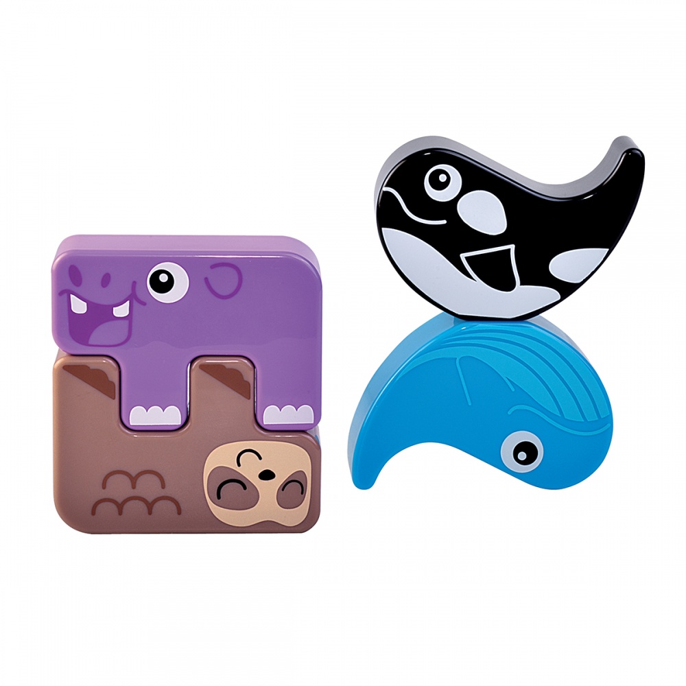 Іграшка розвивальна Kiddi Smart Звірятка-пазлики 4562-KS