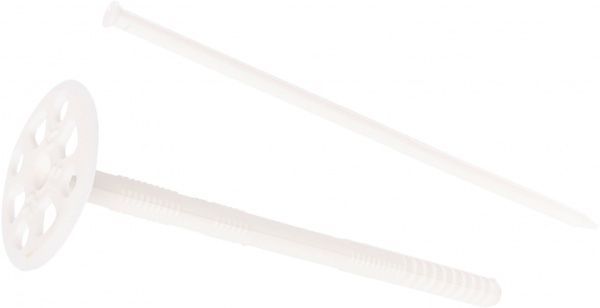 Дюбель для теплоизоляциидля пенопласта с пластиковым гвоздем 10x140 мм 100 шт. Expert Fix