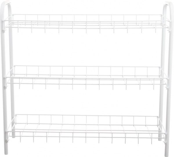 Етажерка Metaltex 3-рівнева для взуття SHOE3 230x640x590 мм білий 